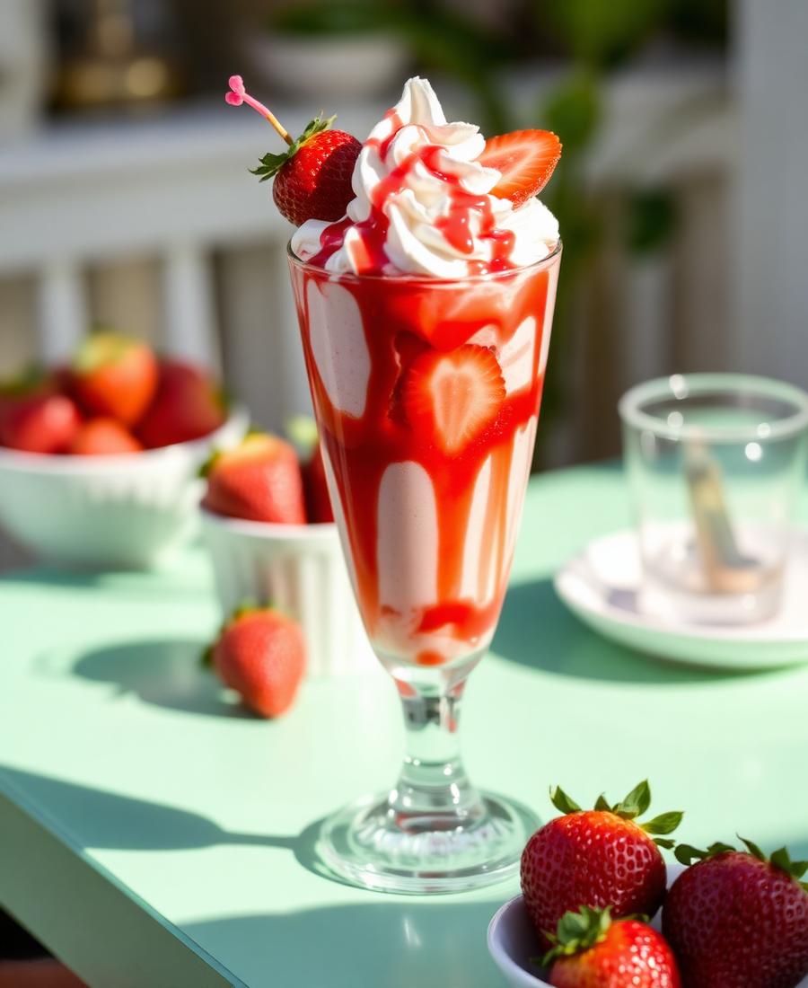 Erdbeerbecher