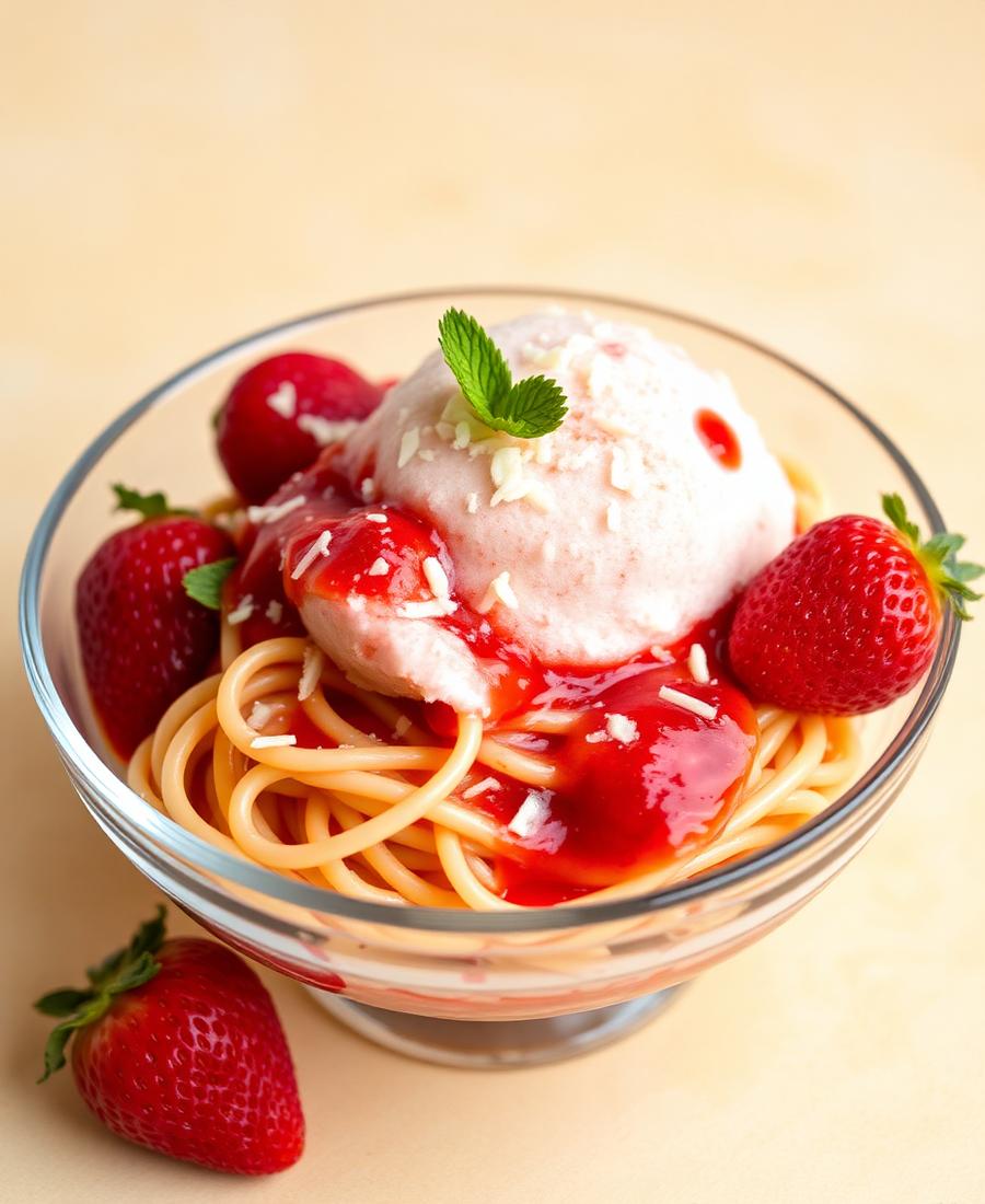 Spaghettieis