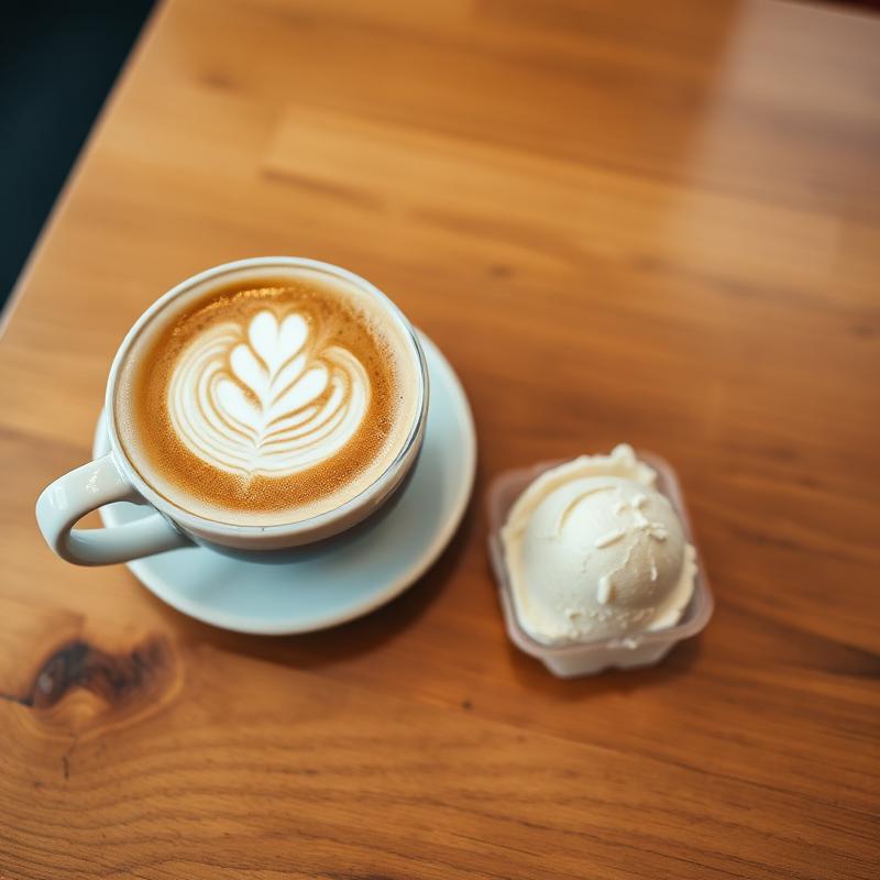 Cappuccino und Gelato